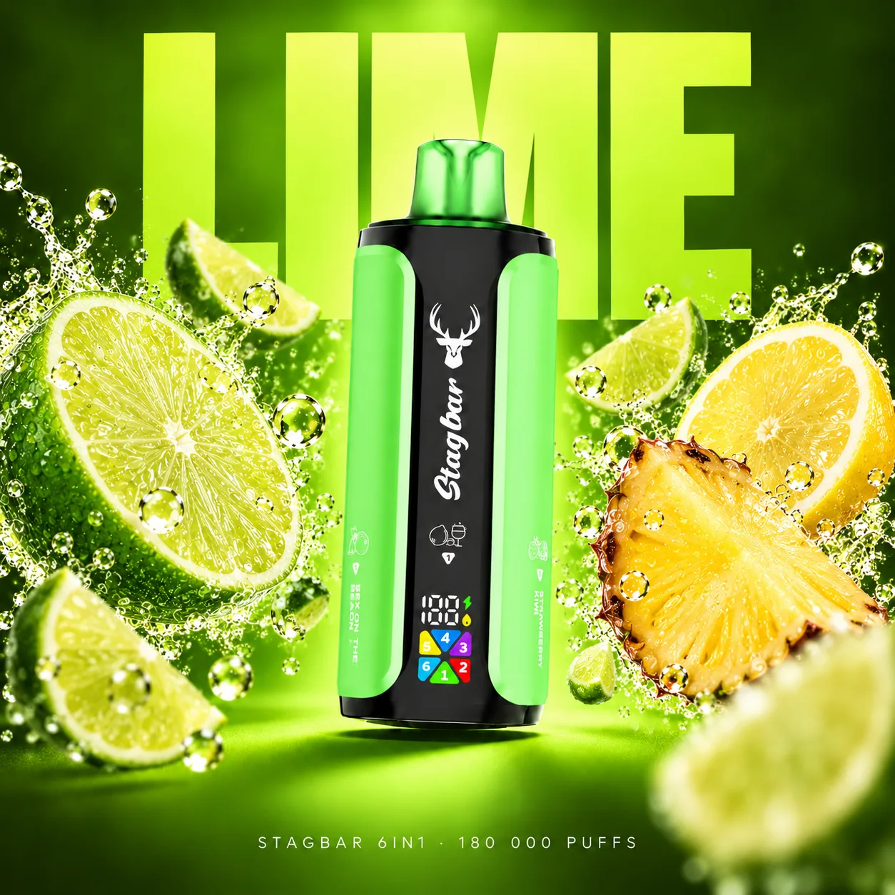 Stagbar 6in1 Lime Edition 180000